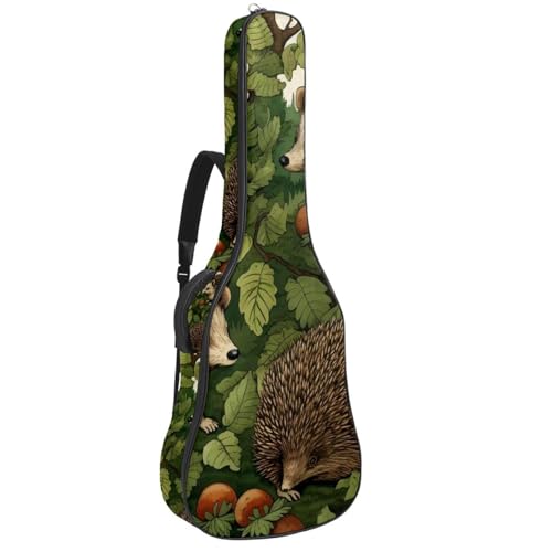 Sac de guitare acoustique imperméable 101/104/106 cm avec sac à dos rembourré