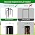 FEED GARDEN 76'' Bird Feeder Pole, Heavy Duty Shepherds Hooks for Outdoor with 7-Prong Base, Adjustable Shepherds Hook for Hummingbird Feeder, Lanterns, Plants, Wedding Decor (1 Pack)
