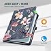 Fintie Case for Samsung Galaxy Tab S10 Lite/ S10 FE/ S9 FE 5G 10.9 Inch/Tab S9 11 Inch with S Pen Holder, Multi-Angle Viewing Protective Cover with Pocket, Auto Sleep/Wake, Blooming Hibiscus
