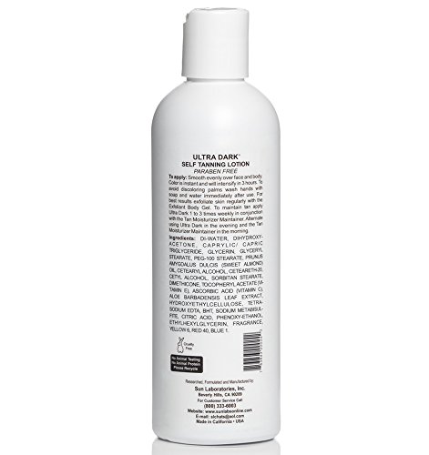 Sun Laboratories Self Tanning Lotion and Mitt Set - Dark - 1 8 oz Bottle (Packaging May Vary) - Thumbnail 3