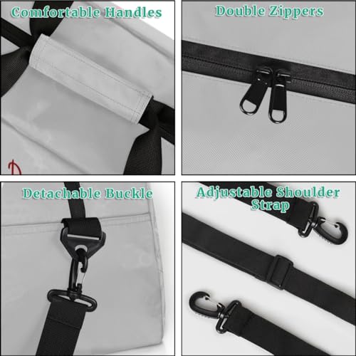 Personalized Kids Duffel Bag,Custom Sport Gym Bag for Boys Girls,Weekender Overnight Bags Travel Duffel Bag,Customized Kids Gift American Football Ball4