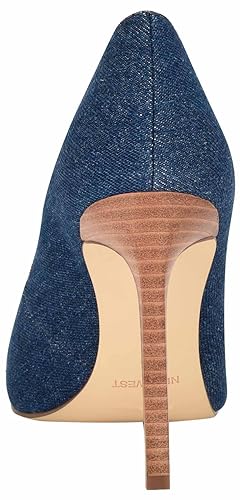 Nine West Women's Tatiana Pump, Blue Denim 402, 7.53