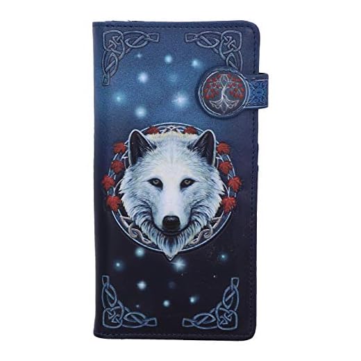 Nemesis Now Lisa Parker Guardian of The Fall - Bolso en Relieve, Color Azul, 18,5 cm