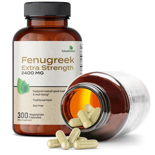 Futurebiotics Fenugreek Extra Strength 2400 MG Supports Overall Good Health & Well-Being, Non-GMO, 300 Vegetarian Capsules - Thumbnail 6