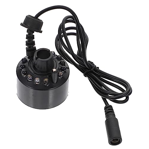 OSOLADY Fog Machine Fish Tank Light Maker Led Halloween Cauldron Diffuser Water Mister Easy to Use Ideal for Rockery Aquarium