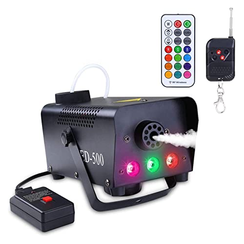 Machine à brouillard LED 500W avec télécommande sans fil pour animation de scène