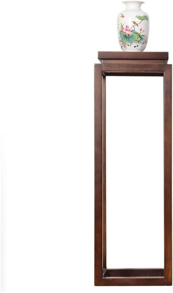 Support de plante balcon bois massif et porte-fleur de sol intérieur 80cm