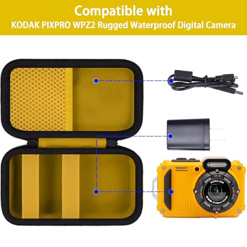 Estuche rígido impermeable para cámara Kodak PIXPRO WPZ2 miniatura 3
