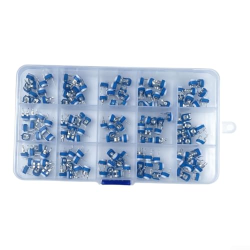 Image of Helilyco Horizontal Potentiometer Set 150pcs 100R to 1M Ohm