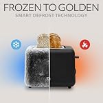 WILLOW Eco Series 2-Slice Toaster, Extra-Wide Slots for Bagels & Artisan Bread, 6 Shade Browning Settings, High-Lift Toast Boost, Removable Crumb Tray, Cancel/Defrost Buttons, Toaster 2 Slice