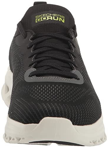 Skechers Men's GOrun Glide-Step Flex-Athletic Workout Running Walking Shoes with Air Cooled Foam Sneaker, Black/Lime, 10.5 X-Wide - Image 3