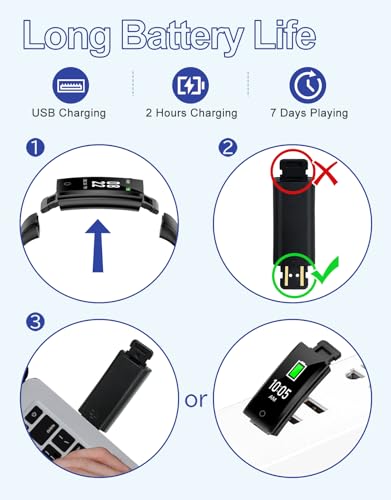 Image of GRV Fitness Tracker Non Bluetooth Fitness Watch No App No Phone Required Waterproof Pedometer Watch with Steps Calories Counter Sleep Tracker for Men Women Parents