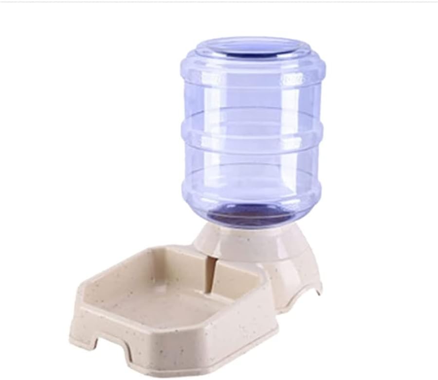 fountain 3.8L Big Capacity Automatic Dog Food Feeder Water Set Unplugged Fountain Dispenser Waterer Self Feeding Bowl For Small Large Pet Dog Cat Puppy Pet water dispenser ( Size : Feeders ) ( Water