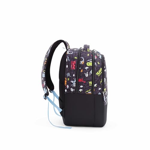 Image of American Tourister Drip | 33 Ltrs | 3 Compartments | Bottle Pocket | Ergonomic Padded Back Panel & Shoulder Straps | School Backpack for Boys & Girls | 1 Year International Warranty | Gamer Black