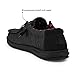 Hey Dude Men's Wally Sox Jet Black Size 12 | Men’s Shoes | Men's Lace Up Loafers | Comfortable & Light-Weight