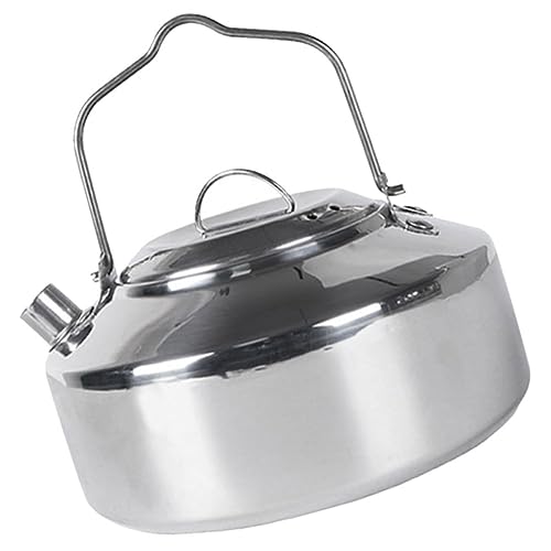 BESPORTBLE Outdoor Camping Cookware Portable Water Tea Pots Stainless Steel