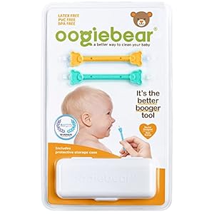 oogiebear – Nose and Ear Gadget. Safe, Easy Nasal Booger and Ear Cleaner for Newborns and Infants. Dual Earwax and Snot…
