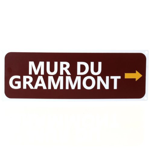 Segnale stradale Mur Du Grammont