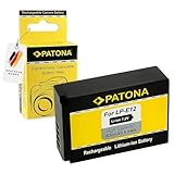 PATONA LP-E12 Batería 800mAh Compatible con Canon EOS 100D Rebel SL1 EOS M M2 M10 M50 M100 M200 2 10 50 100 200 PowerShot SX70 SX-70 SX 70 HS Battery Pack LPE12 LP E12 LPE-12