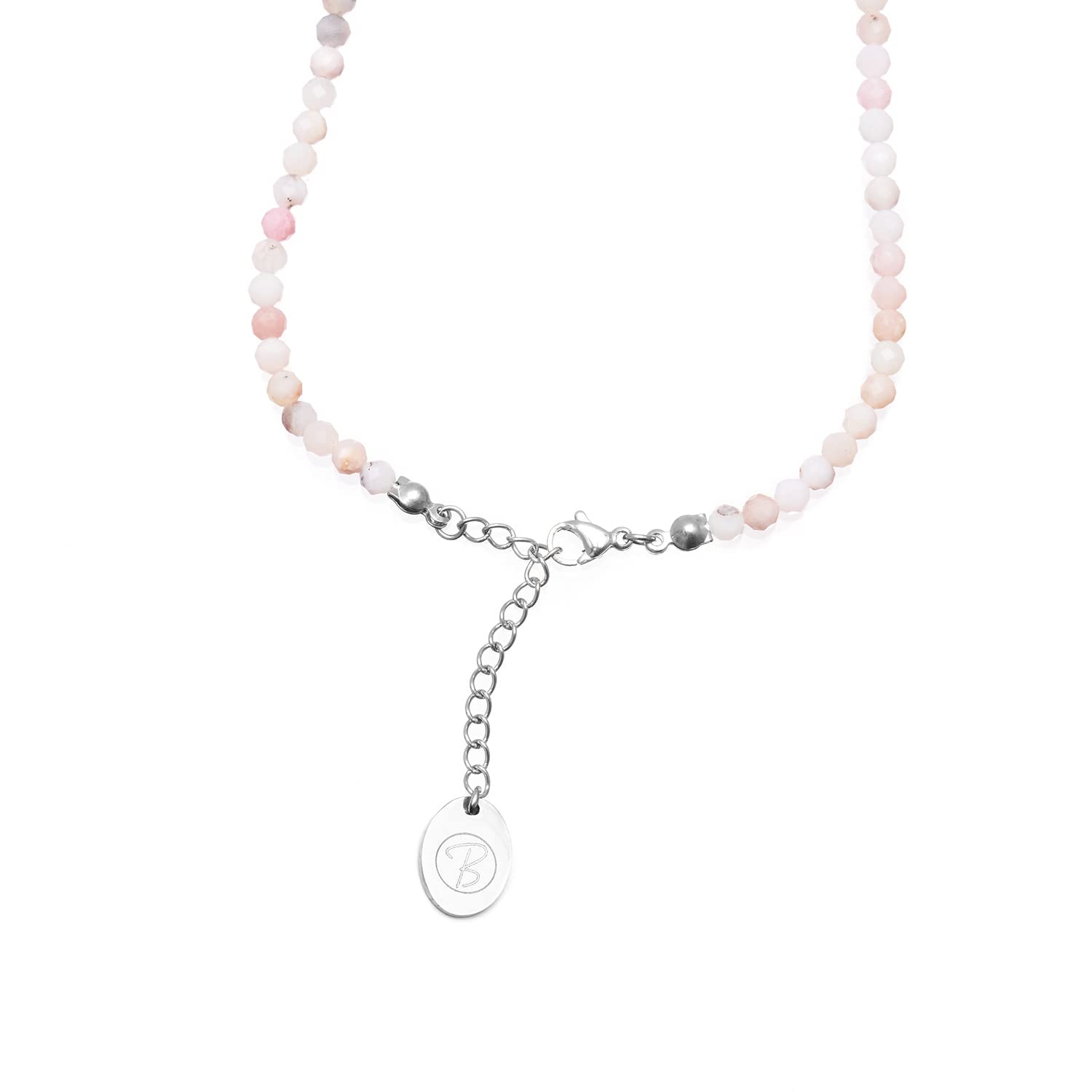 BERGERLIN Collana in vera pietra naturale con perla in argento 925 o perla placcata oro - collana di perle in filigrana da donna con chiusura e certificazione di autenticità
