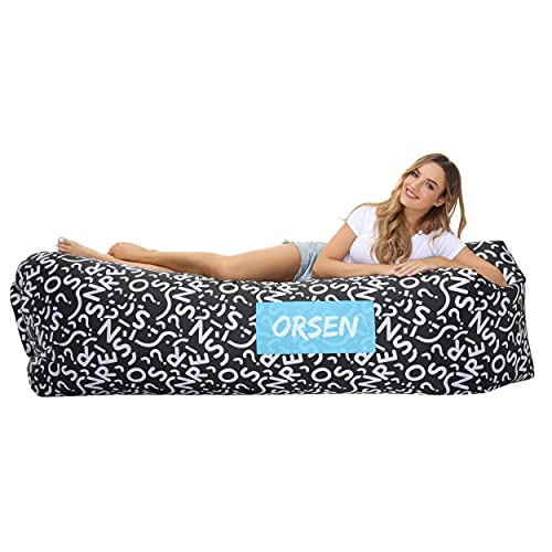 ORSEN Inflatable Lounger Air Sofa, Inflatable Beach Chairs Anti Leakage Couch for Men and Women