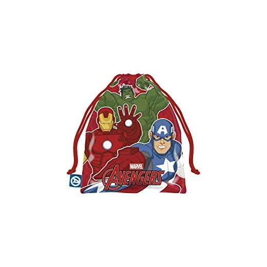 ARDITEX AV13369 Bolsa Merienda 26.5X21.5cm de Marvel-Vengadores