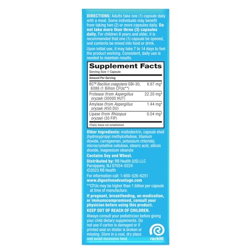 Digestive Advantage ASA-119 Ibs Probiotics For Women And Men, Probiotics For Digestive Health & Intensive Bowel Support With Digestive Enzymes thumb #11