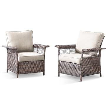 outdoor rattan chairs with cushions