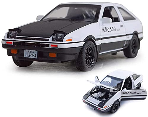頭文字D イニシャル D 合金モデルカー 藤原拓海 AE86トレノ プロジェクトD仕様 1/32 スケール (黒い)