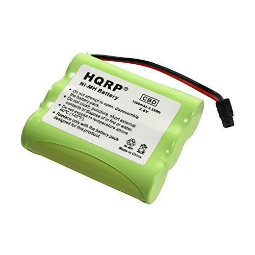 HQRP Cordless Phone Battery Compatible with RadioShack CS00025, 11711991, 23-193, 23-270, 23-895, 23-897 Replacement/Extended/High-Capacity