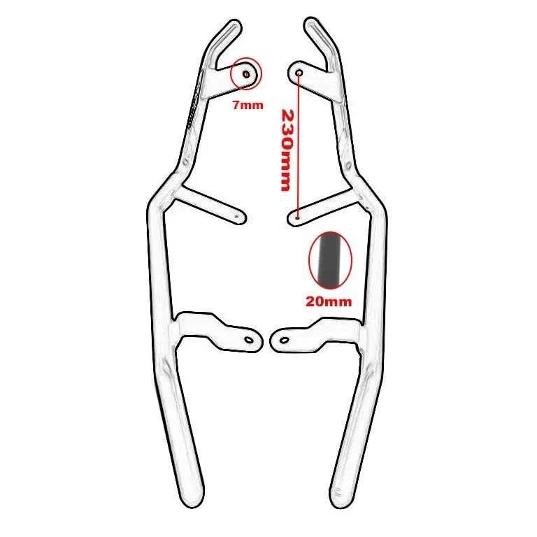 Barres de protection ADV350 protégez efficacement votre carénage des chutes - 3