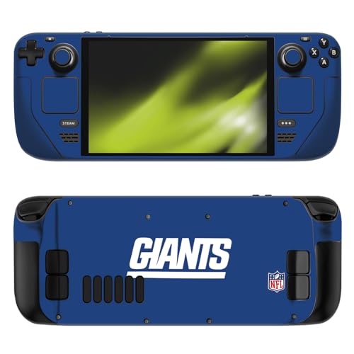 Autocollant Steam Deck OLED NFL New York Giants vinyle de protection Head Case Designs