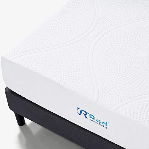 Sunrising Bedding 12" Gel Memory Foam Mattress Full Size, Firm, No Harmful Chemicals, No Fiberglass, Adjustable Bed Frame Compatible #TOP3