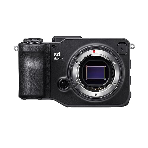 Sigma SD Quattro MILC 29,5 MP 1.5' CMOS 7680 x 5120 Pixels Noir - Appareils Photos numériques (29,5 MP, 7680 x 5120 Pixels, 1.5', CMOS, 625 g, Noir)