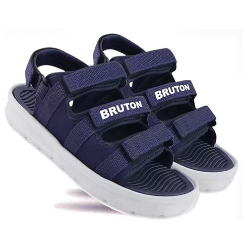 Image of BRUTON Men's Thong Sandals | Casual Open Toe Sandals for Men | Comfortable Daily Wear Footwear | Lightweight Summer Sandals