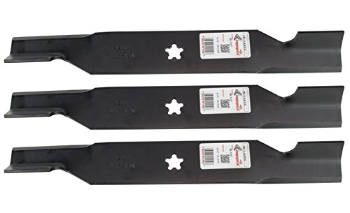 3 Rotary Mower Bagging Blades Fit AYP/Roper/Sears/ Husqvarna 187256 187255 ...