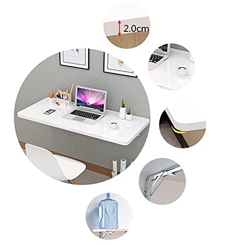Table pliante de balcon et cuisine : bureau mural étanche 90x50 - 4