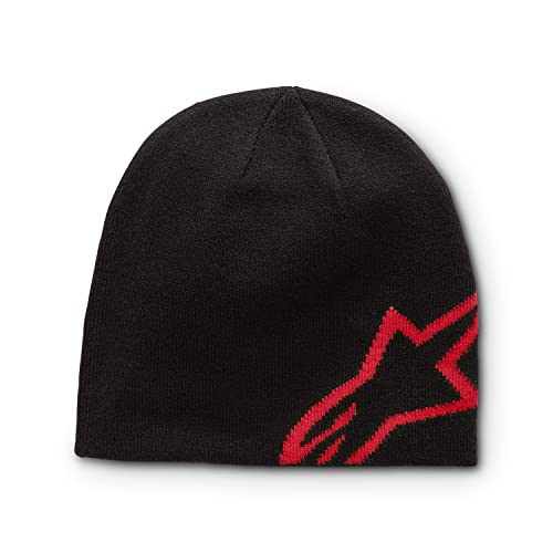 Alpinestars, Corp Shift Beanie, Cap, Black/Red, Os, Unisex-Adult