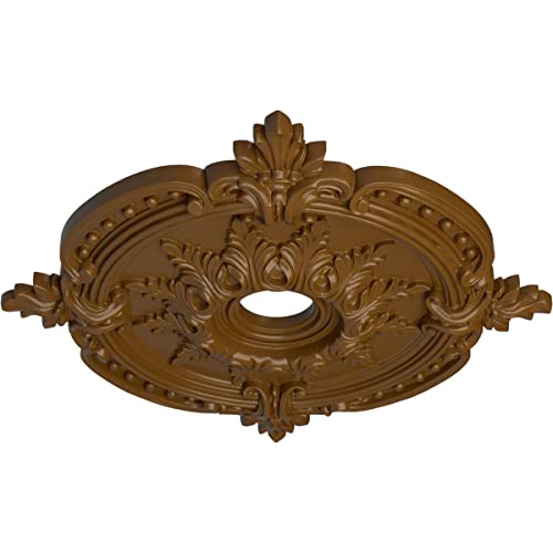 Image of Ekena Millwork CM28BESTF Ceiling Medallion, Smokey Topaz
