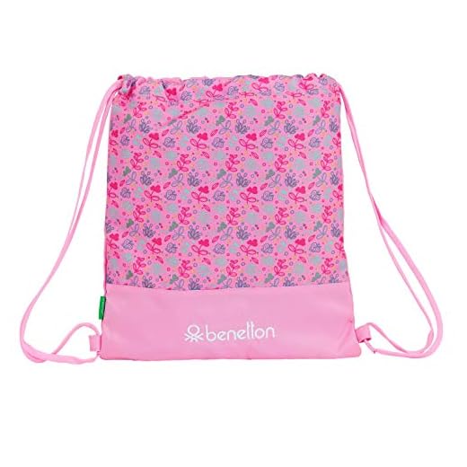 Safta Saco Plano Grande De Benetton, 350X400Mm, Mariposas