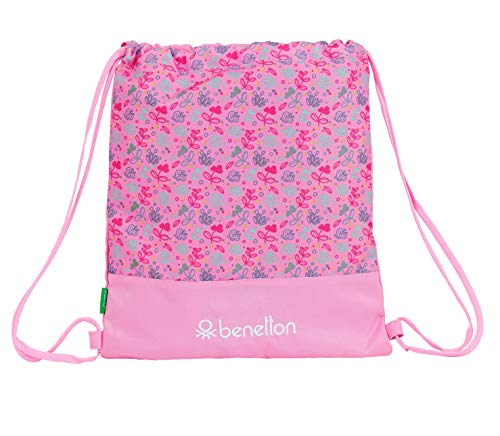 Safta Saco Plano Grande De Benetton, 350X400Mm, Mariposas