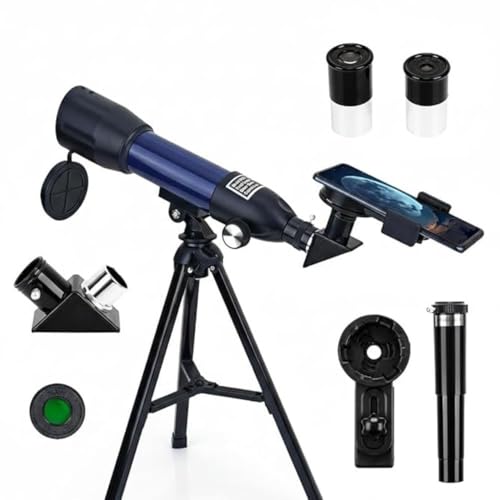 Image of Sounce High-Magnification 100x Astronomical Refractor Telescope for Stargazing Viewing Moon Planets and Bright Celestial Bodies Ideal Educational Science Kit Gift for Kids Teenagers Beginners