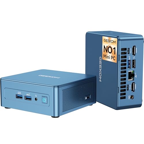 GEEKOM [2026 Ultra Quiet IT12 Mini PC Windows 11 Pro,with Intel i7-1280P (Up to 4.8GHz) 16GB High-Speed RAM (Up to 96GB)&1TB SSD, 4K@120Hz Quad Display/Dual USB4/6×USB for Video Editing/Graphic Design