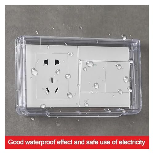 Cubierta protectora para interruptor autoadhesiva y estanca Switch Guard para baño 3