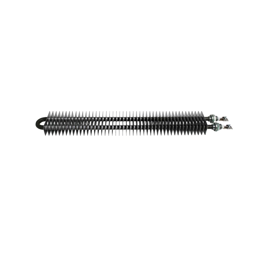 Resistencia de aletas 750W 230V Longitud 370mm | Para calentar conductos y superficies | Para calentar conductos y superficies | Se aplica en seco | Con arandela, tuerca, chapita y tornillo
