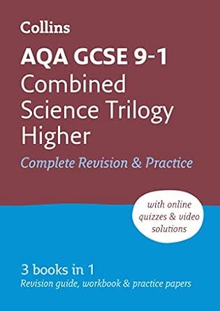 AQA GCSE 9-1 Combined Science Higher All-in-One Complete Revision and Practice: Ideal for the 2026 and 2027 exams includes online edition, quizzes and video solutions book cover