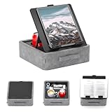 Multifonctionnel : KDD coussin support tablette est un support polyvalent permettant de regarder des vidéos, de lire, de travailler ou de dessiner. Ce support de lit pour iPad maintient fermement la plupart des tablettes, livres et partitions (largeur > 3,74