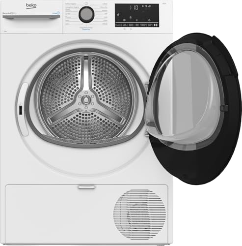 Beko BMGT491SBI_IT 9 kg, Clase C, motor inversor, pantalla digital, función de vapor SteamCure™, color blanco, ojo de buey negro - imagen 3