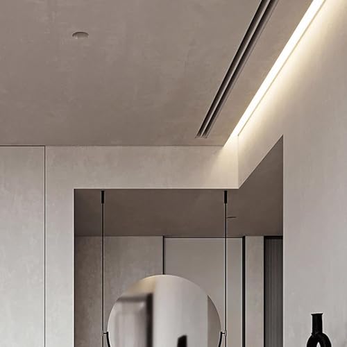 Bandeau LED blanc 1m chic avec diffuseur de plafond café - 7