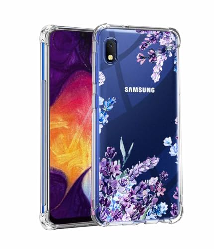 Coque Samsung A10E silicone ultra-flexible motif marbre bleu vert texturé anti-empreintes